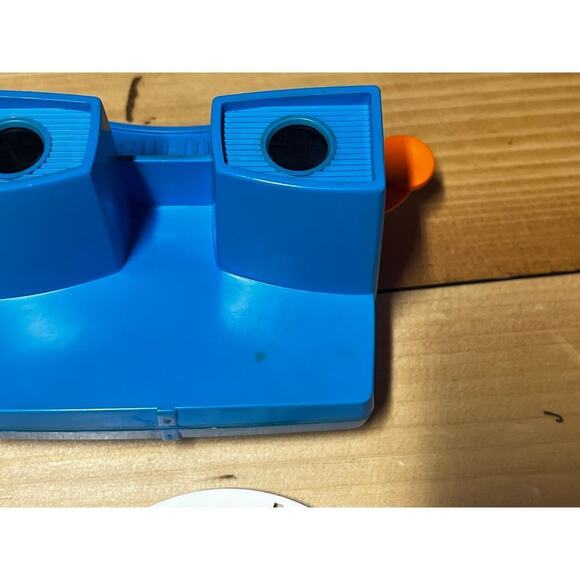 VTG Viewmaster blue model G View Master Viewer Toy Stereoscope w/ 7 slides &case - Picture 4 of 6